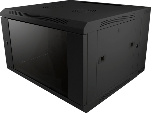 Rack 19" 9U, 60cm diepte, zwart, 2-delig