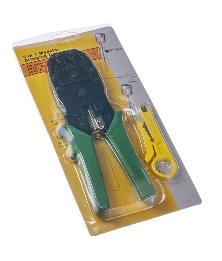 Krimptang 3-in-1 RJ45/RJ11/RJ12 HT-315
