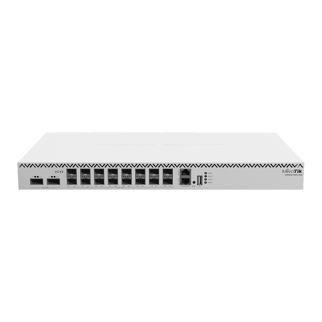 Mikrotik CRS518-16XS-2XQ-RM 2x 100Gbit QSFP28 16x 25Gbit SFP28