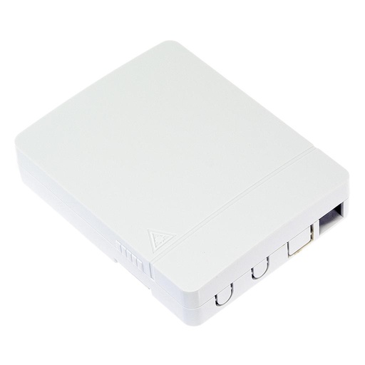 FiberTech wall outlet opbouw 2 poorten met splice cassette