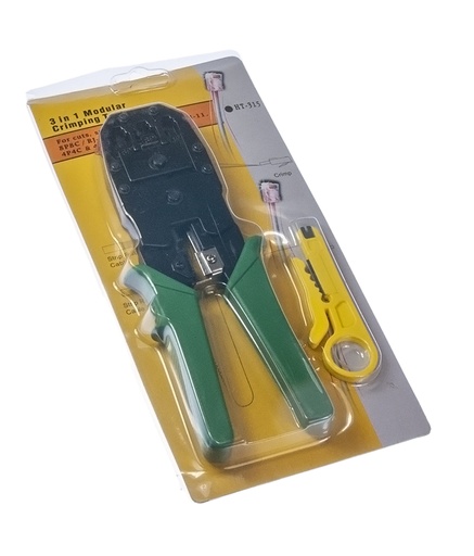 Krimptang 3-in-1 RJ45/RJ11/RJ12 HT-315