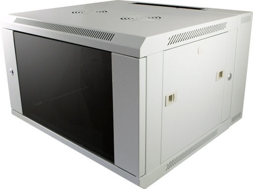 Rack 19" 15U, 60cm diepte, grijs, 2-delig