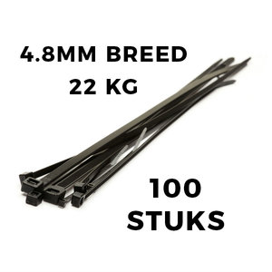 Tie wrap 140x3,6mm zwart UV-bestendig (per 100) (copy)