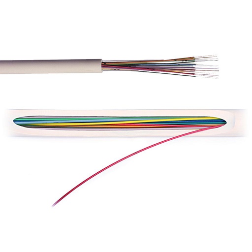 Haspel 500m glasvezelkabel single mode 12x9/125 OS2 - EasyXS